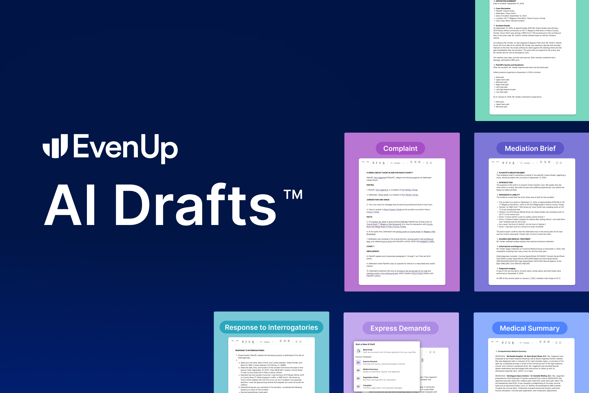AI Drafts™ | AI Legal Document Generator for Personal Injury