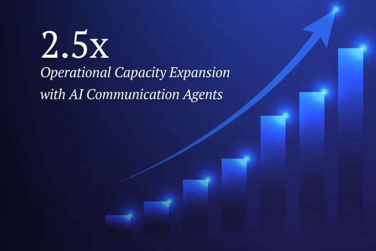 How AI Communication Agents Expanded Operational Capacity 2.5x in the First 90 Days