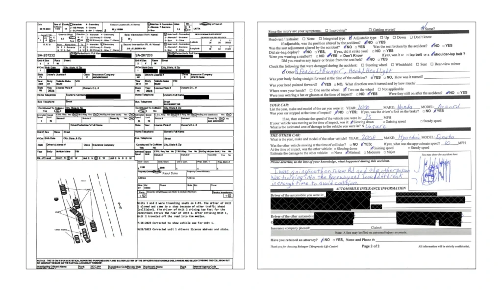 Figure 2. A sample police report illustrating the complexity and challenges of understanding PDF documents