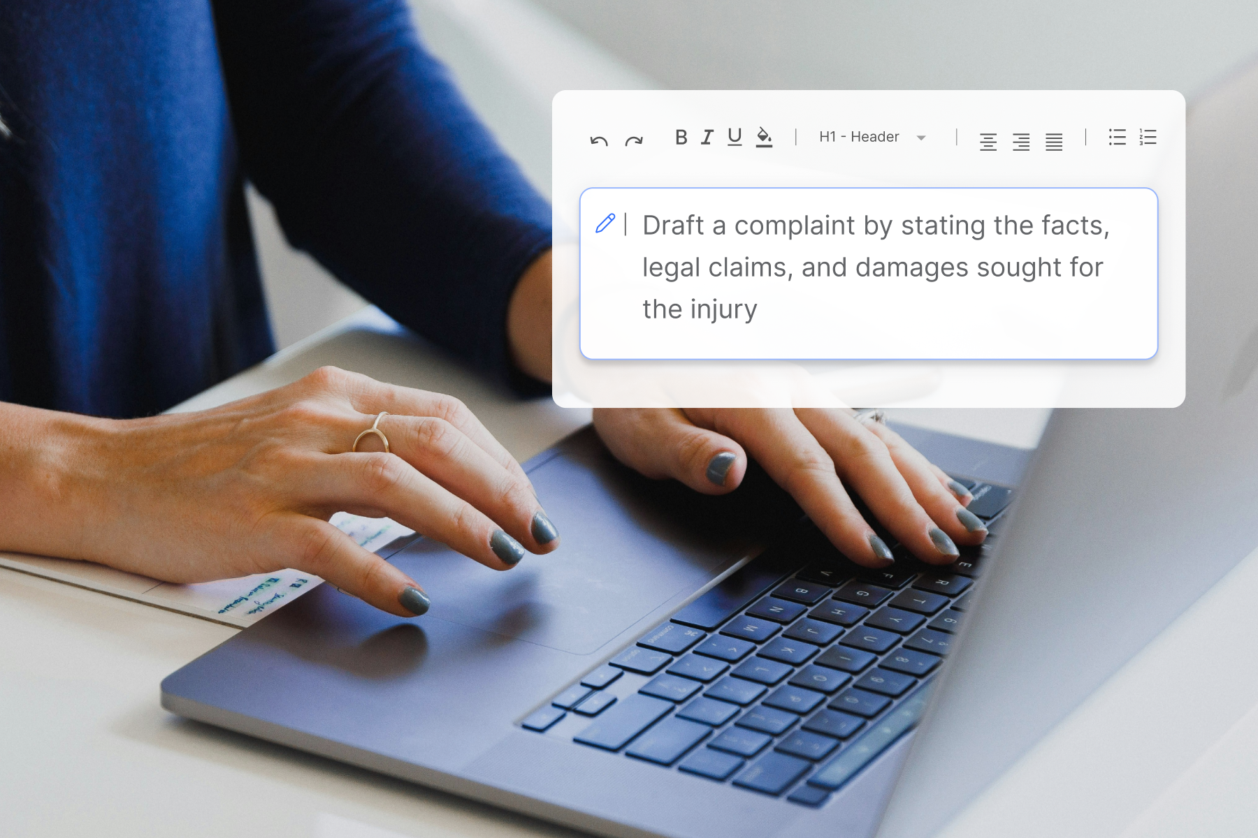 Draft Legal Documents in Minutes with AI for PI